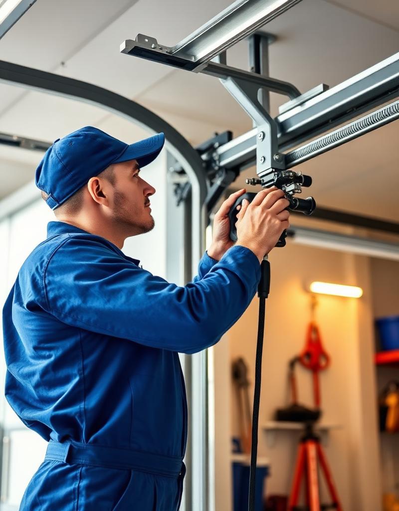 Certified Garage Door Rancho Cordova technician at work